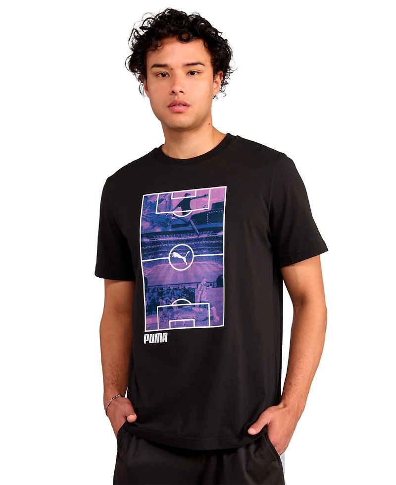 Puma Men's Graphics Soccer Photo T-Shirt