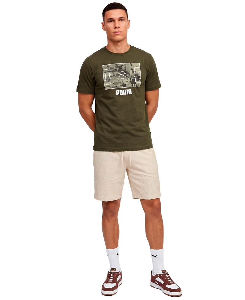 Puma Men's Essentials Elevated Regular-Fit Shorts