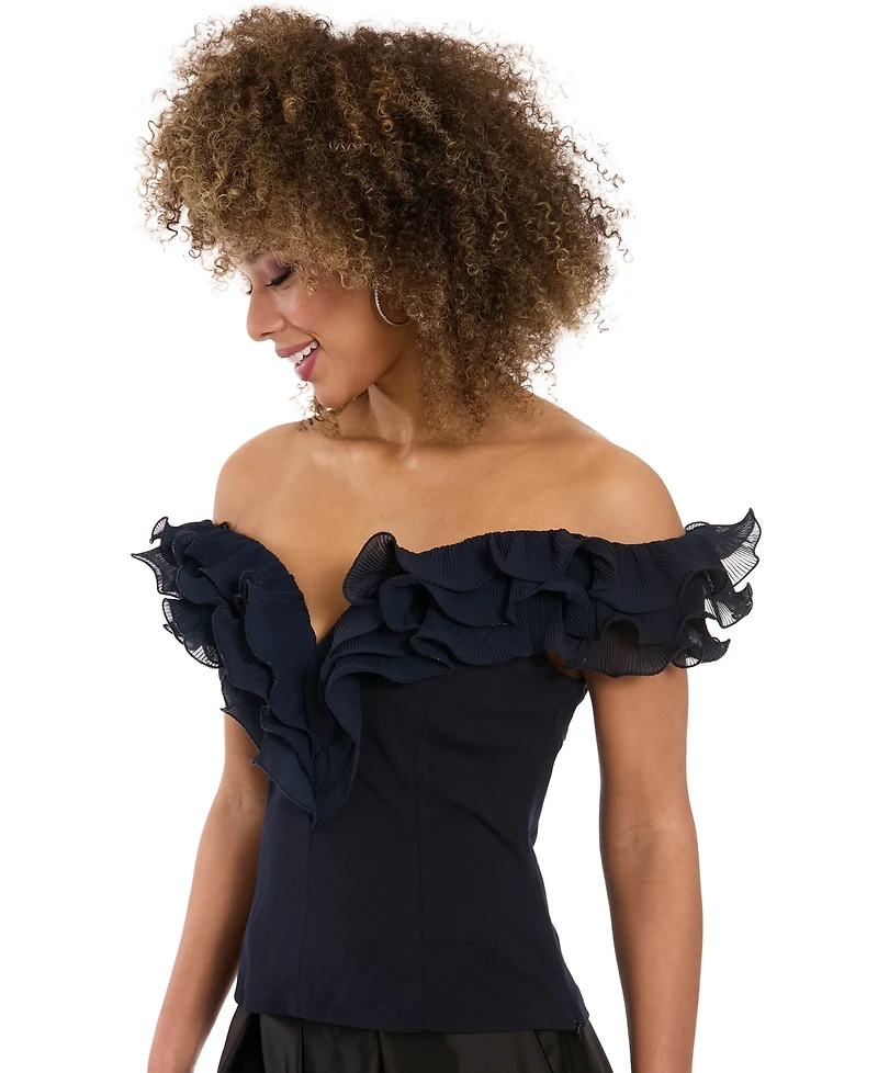 Muse Women's Ruffle Off-The-Shoulder Top