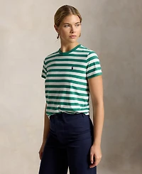 Polo Ralph Lauren Women's Striped Crewneck Short-Sleeve T-Shirt