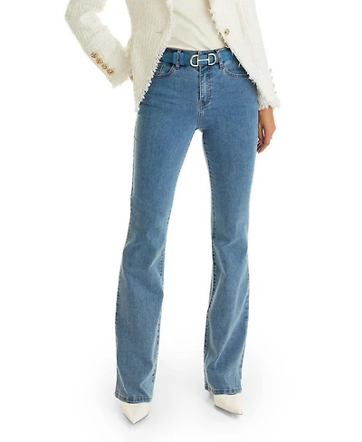 The Noli Shop Women's Classic Aria Flare Jean