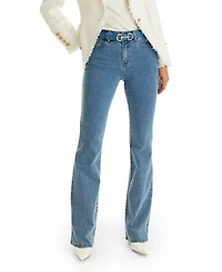 The Noli Shop Women's Classic Aria Flare Jean