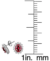 Macy's 2-Piece Lab Grown White Sapphire (6.32 ct. t.w.) Pendant Necklace and Earrings Set Sterling Silver (Also Available Ruby)