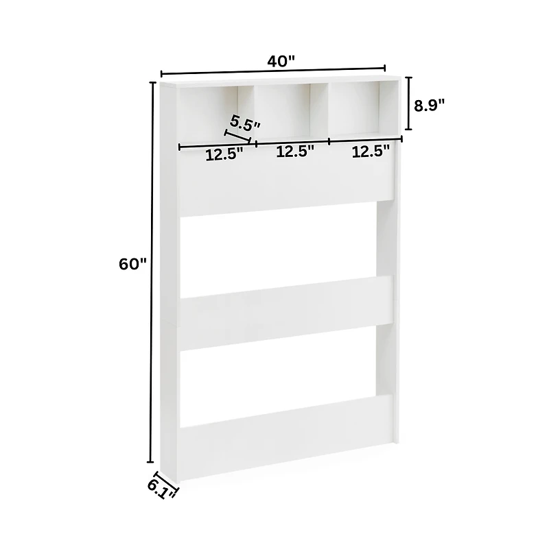 DormCo Yak About It Compact Classic Bedside Shelf