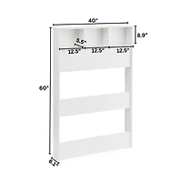 DormCo Yak About It Compact Classic Bedside Shelf