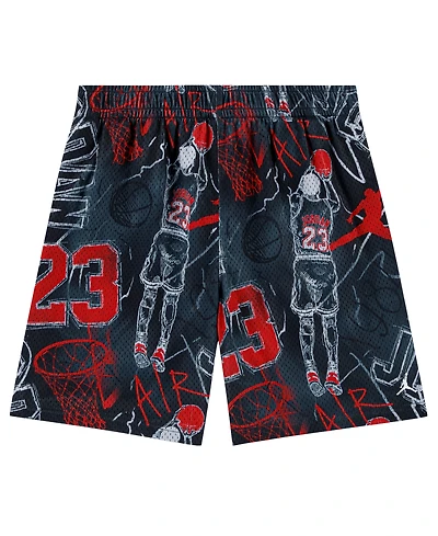 Jordan Boys' 8-20 Notebook Doodle Printed Shorts
