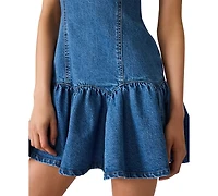 Steve Madden Women's Sleeveless Square Neck Dress