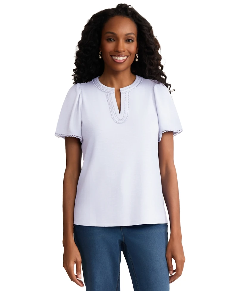 Jones New York Women's V-Neck Top