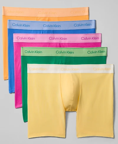 Calvin Klein Men's Icon Cotton Stretch Boxer Briefs, 5-Pack