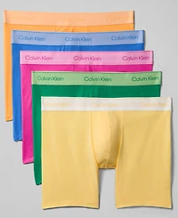 Calvin Klein Men's Icon Cotton Stretch Boxer Briefs, 5-Pack
