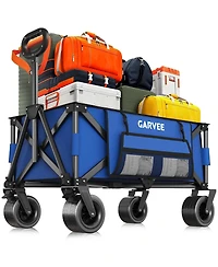 gaomon 460LBS Weight Capacity Foldable Wagon Carts for Outdoor Storage, Groceries, Shopping, Camping