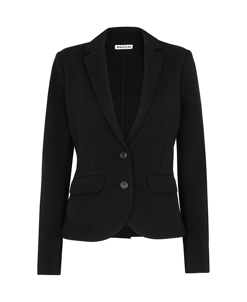 Whistles Women's Slim Jersey Blazer