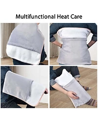 Yescom 2 Packs Electric Heated Foot Warmer Unisex Winter Foot Heating Pad Auto Shut Off