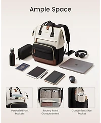Lovevook Laptop Backpack for Women, 15.6 Inch Work Business Backpacks Purse With Large Capacity
