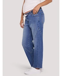 Motherhood Maternity Maternity Motherhood Drawstring Pull On Barrel Jean