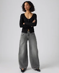 Levi's Women's Middy Balloon Mid Rise Denim Loose Jeans