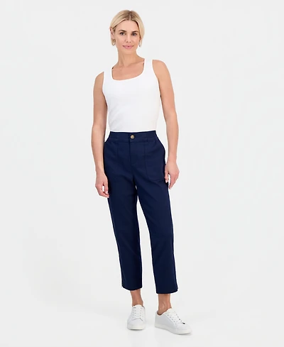 Style & Co Petite High-Rise Crop Pants, Macy's Exclusive