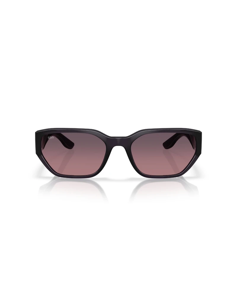 Costa Del Mar Unisex Polarized Rectangle Sunglasses, Clemente 6S9125