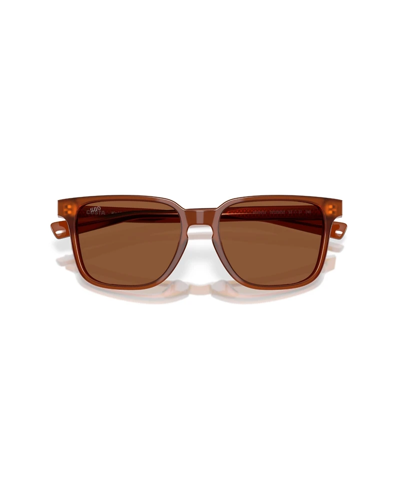 Costa Del Mar Men's Polarized Square Sunglasses, Kailano 6S2013