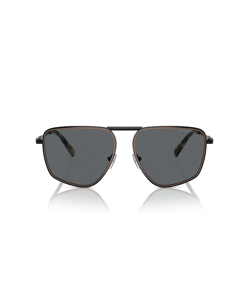 Michael Kors Men's Pilot Sunglasses, Silverton MK1153