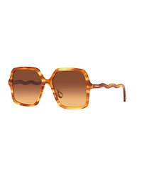 Chloe Unisex Square Sunglasses, CH0086S 6N000418