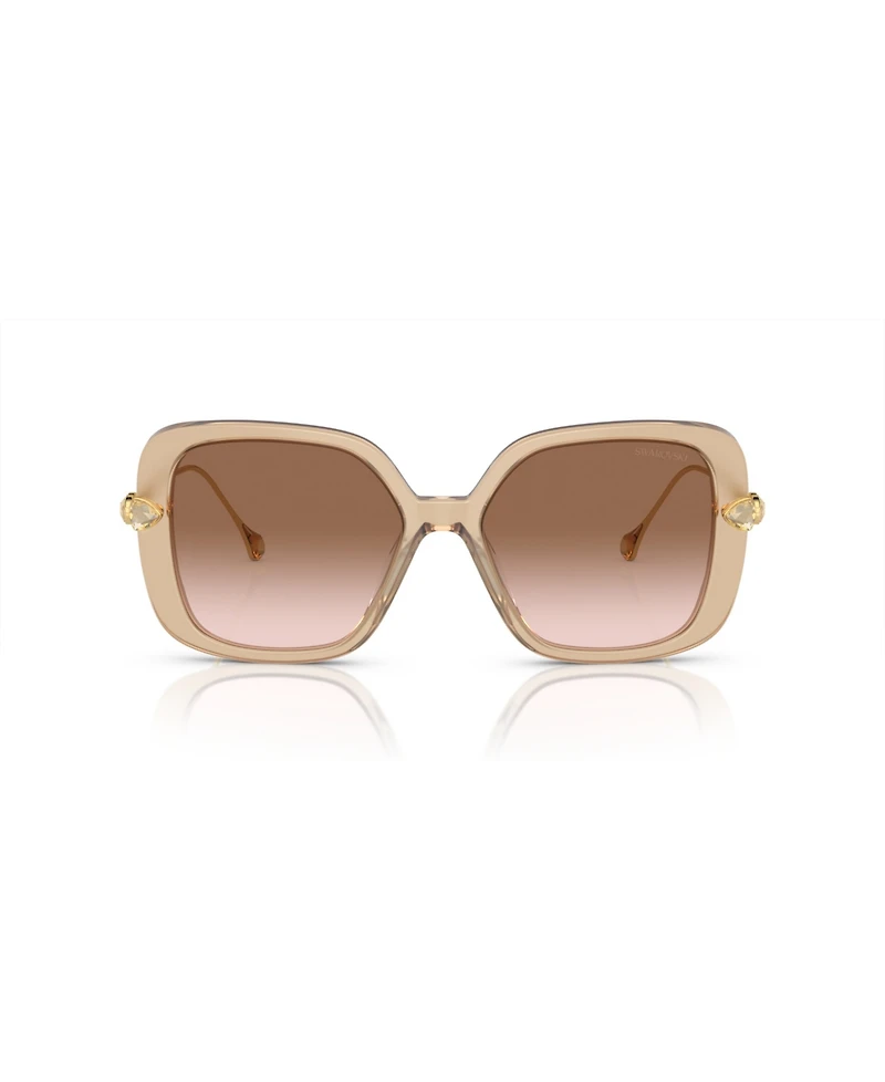 Swarovski Women's Rectangle Sunglasses, SK6011