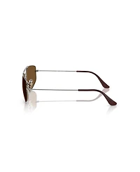 Ray-Ban Unisex Polarized Explorer V Geometric Sunglasses, RB3845