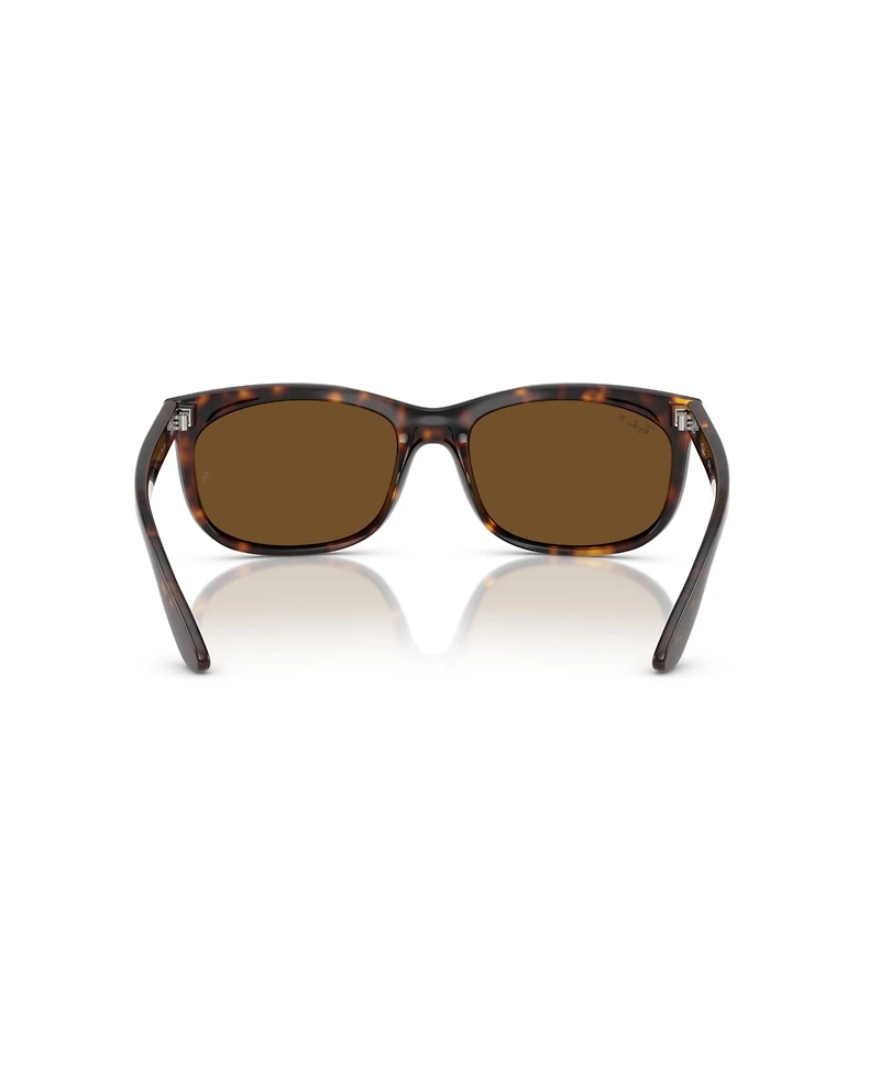 Ray-Ban Unisex Polarized Rectangle Sunglasses, Balorette RB2389