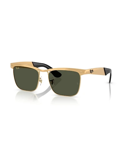 Ray-Ban Unisex Wayfarer Deluxe Square Sunglasses, RB3875