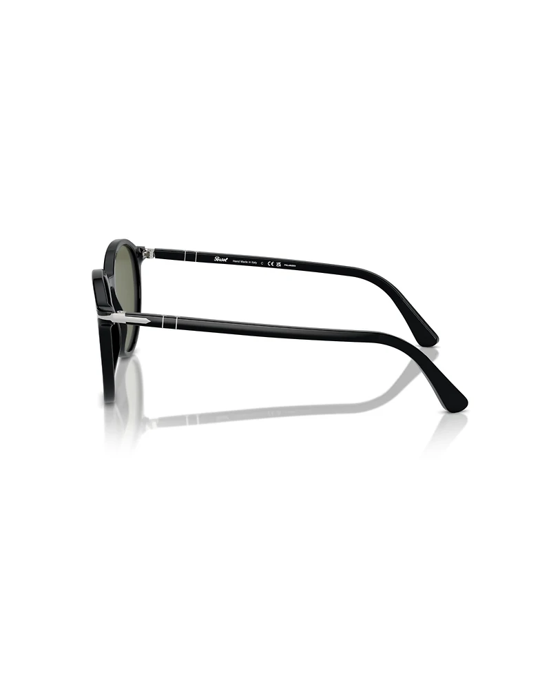 Persol Unisex Polarized Round Sunglasses, PO3350S