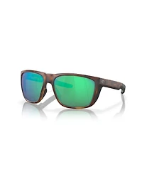 Costa Del Mar Men's Polarized Square Sunglasses, Ferg 6S9002