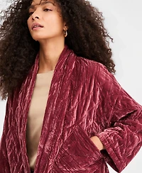 Emme Marella Emmeccesso Quilted Velvet Jacket