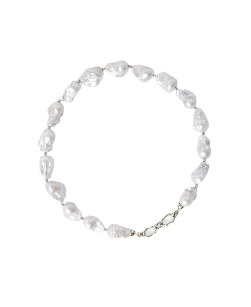 Marina Freshwater Baroque Pearl Statement Choker Necklace