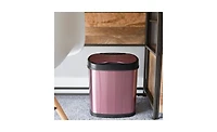 Ninestars Oval Motion Sensor Trash Can 3.2 Gallon