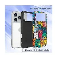 Gonez Case for iPhone Pro Max, 2-in-1 Dual-Layer Shockproof Protection