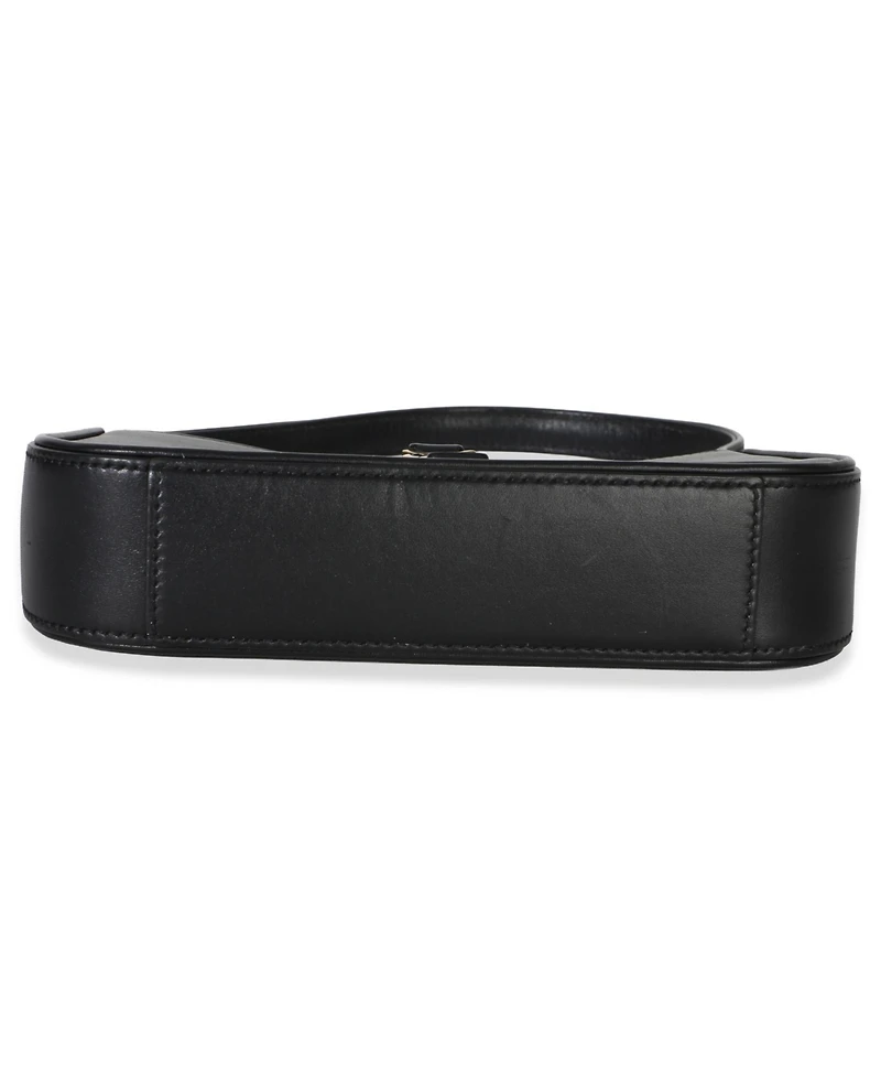 Pre-Owned Saint Laurent Black Smooth Calfskin Mini Le 5 A 7 Hobo