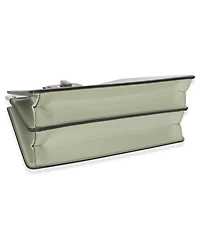 Pre-Owned Fendi Sage Patent Medium Peekaboo Cut Chain Shoulder Bag