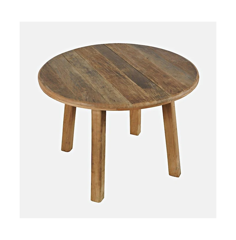 Jofran Solid Wood 42" Square Counter Height Dining Table, Distressed Wood