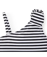Hope & Henry Girls Hope and Henry Asymmetrical One-Piece Swimsuit