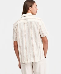 Sun + Stone Men's Chase Camp Shirt, Macy's Exclusive