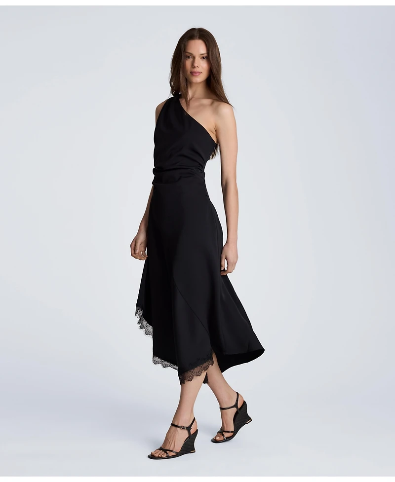 Kenneth Cole Women's One Shoulder Asymmetrical Dress