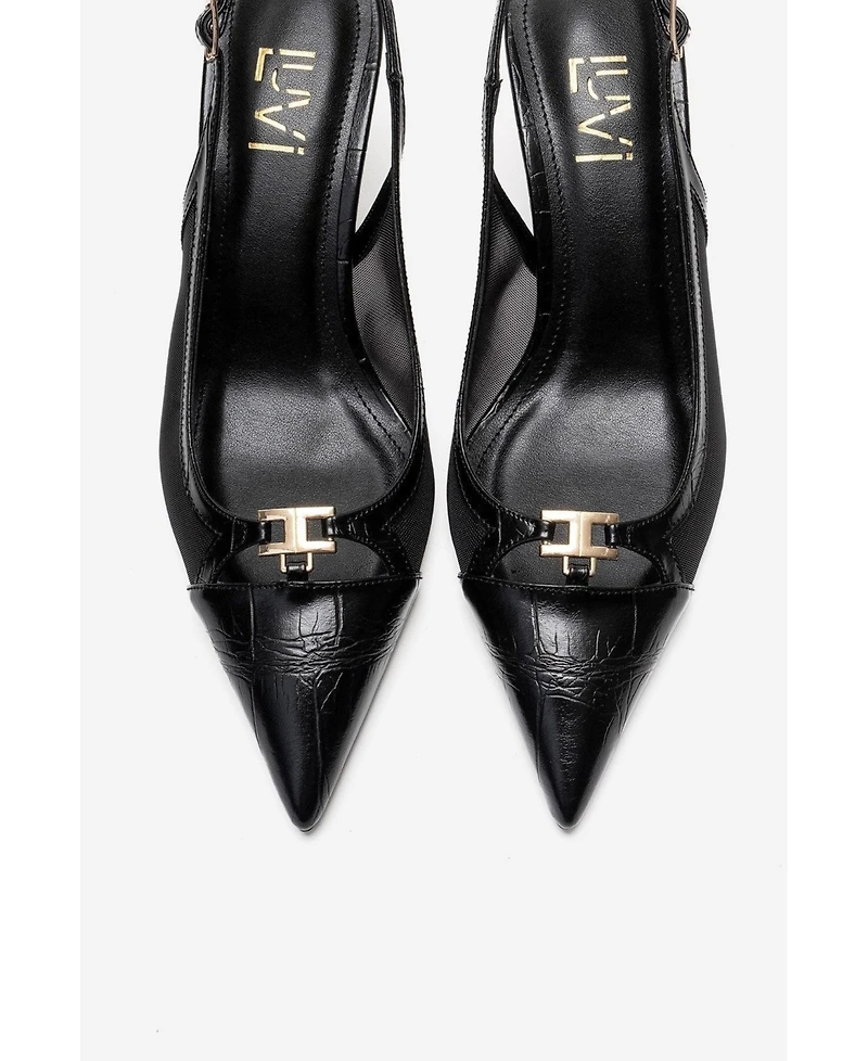 Prologue Women's Shoes Orella Stiletto Mesh Pump