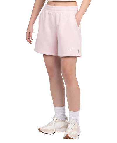 Starter Women's Pastel Pink Washington Commanders Travel Pastels Fleece Shorts