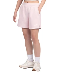 Starter Women's Pastel Pink Washington Commanders Travel Pastels Fleece Shorts