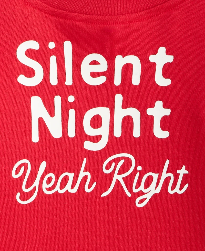 First Impressions Baby Boys' 3M-24M Mix & Match Long-Sleeve Silent Night T-Shirt, Macy's Exclusive