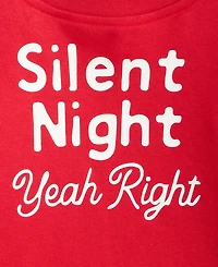 First Impressions Baby Boys' 3M-24M Mix & Match Long-Sleeve Silent Night T-Shirt, Macy's Exclusive