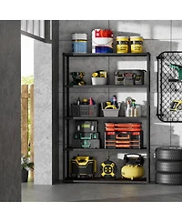 5-Shelf Heavy-Duty Adjustable Garage Storage Shelving