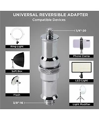 Flashpoint 13' Pro Air Cushioned Heavy Duty Light Stand for Photography, Lightwight, Portable and Durable Photography Light Stand