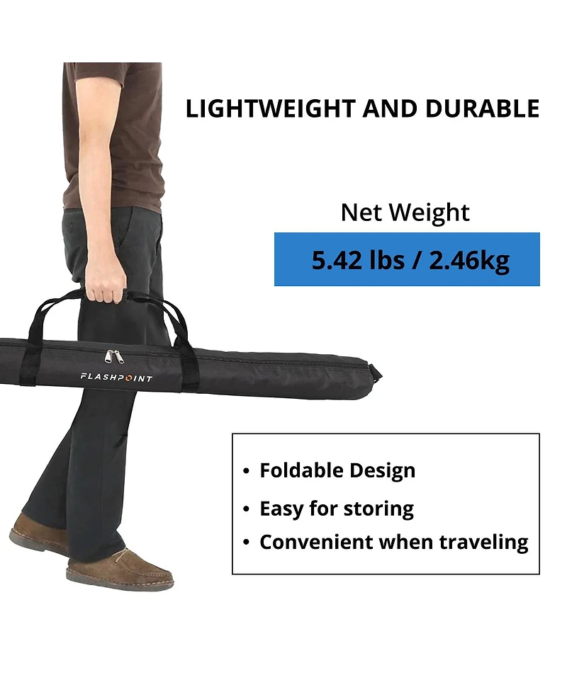 Flashpoint Pro Air-Cushioned Heavy-Duty Light Stand