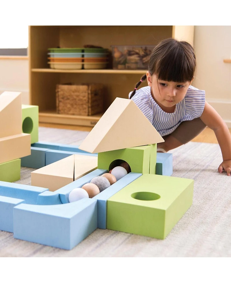 Kaplan Early Learning Ramp and Roll Discovery Blocks - 48 Pieces